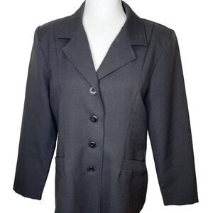 Mainframe Black Large lightweight blazer work professional simple